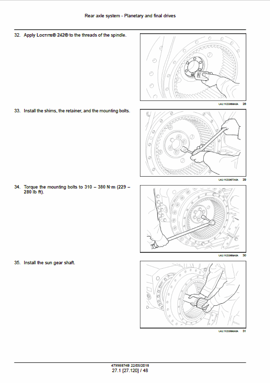 Case 1150M Crawler Dozer Long Track (LT) Pdf Repair Service Manual (Pin Nddc11000 And Above) 2