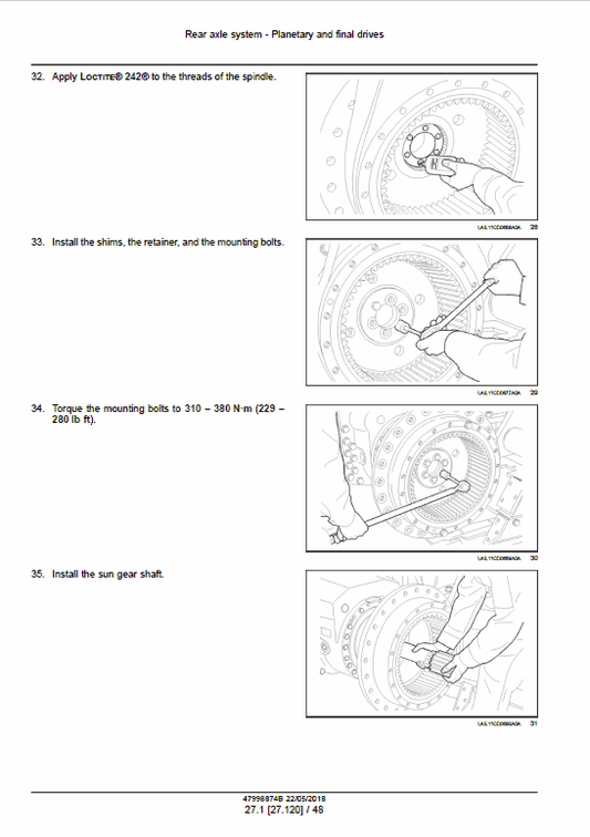 Case 1150M Crawler Dozer Long Track (LT) Pdf Repair Service Manual (Pin Nfdc11000 And Above)