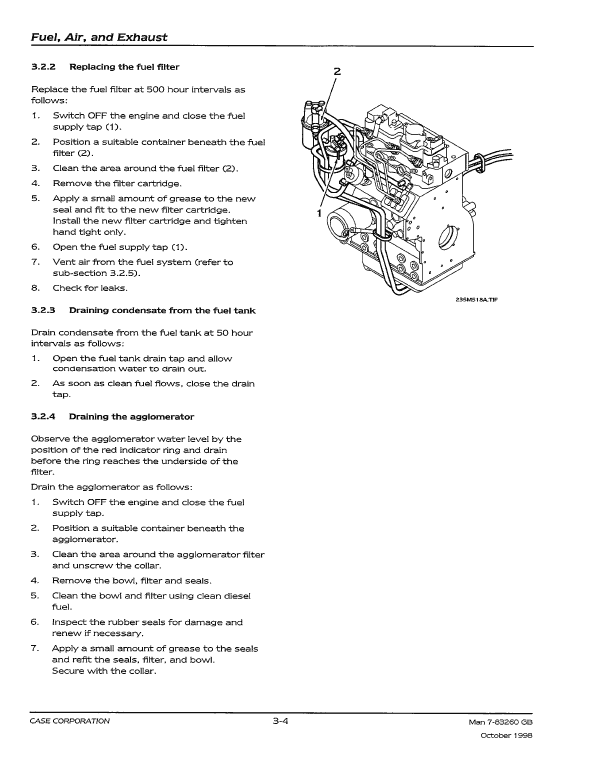 Case 50 Hydraulic Excavator Pdf Repair Service Manual (Pb. No. 7-21100) 3