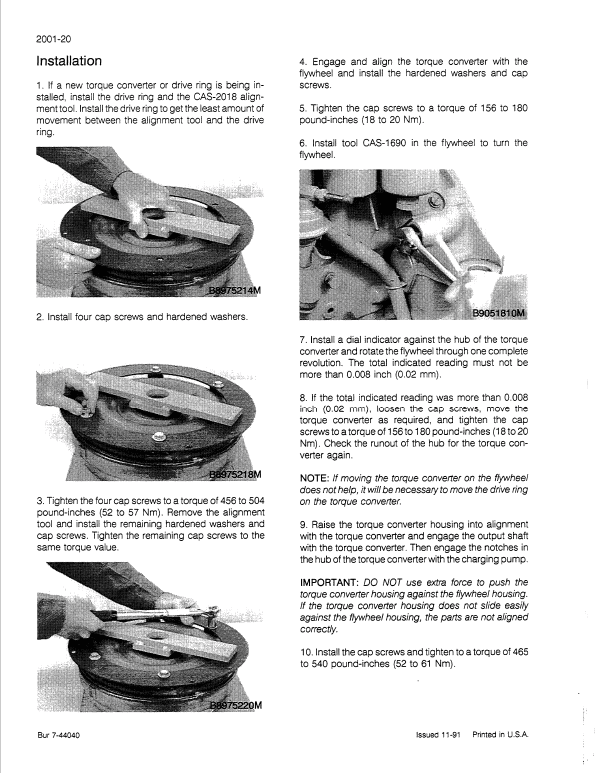 Case 550E Crawler Dozer Bulldozer Pdf Repair Service Manual (Pb. No. 8-16692, Rac 7-44032) 2