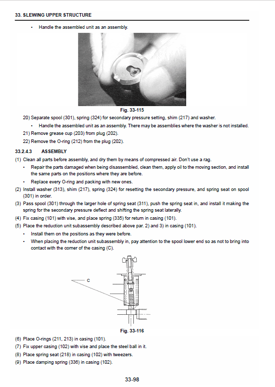 Case CX35B, CX39B Mini Excavator Series 2 Pdf Repair Service Manual (Pb. No. 47574272B) 2014 4