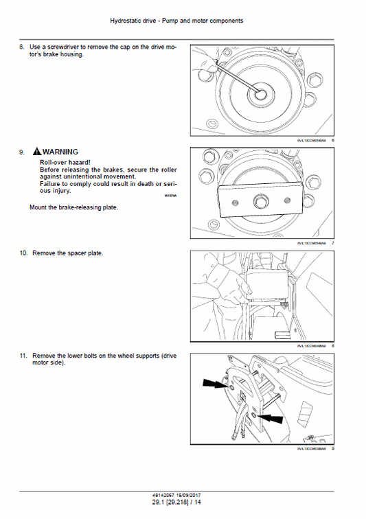 Case DV23, DV26 Vibratory Roller and DV23CC, DV26CC Combination Roller Pdf Repair Service Manual (Tier 4a (interim) 2017)