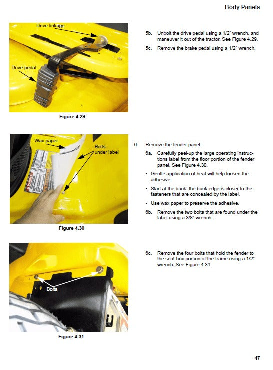 Cub Cadet LTX Series Riding Tractors Pdf Repair Service Manual 3