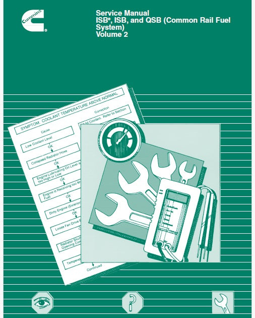Cummins ISBe, ISB and QSB Engine Pdf Repair Service Manual (Volume 2)