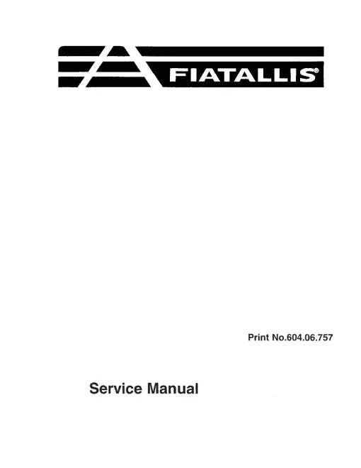 Fiat FX250 Crawler Excavators Pdf Repair Service Manual (60406757)