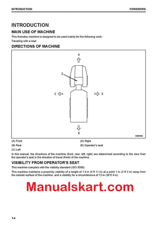 Komatsu D21P-7 Bulldozer Pdf Operation and Maintenance Manual