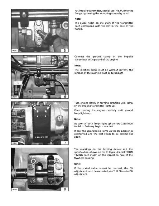 Liebherr D904, D906, D914, D916, D924 and D926 Diesel Engines Pdf Repair Service Manual (TM1849)