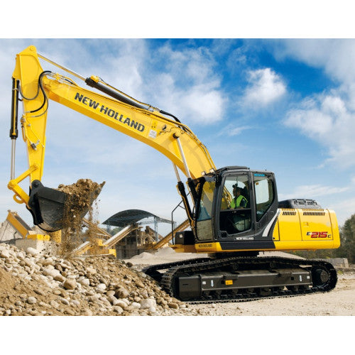 New Holland E215C, E245C ME Hydraulic Excavator Pdf Repair Service Manual (p. Nb. 71114552)