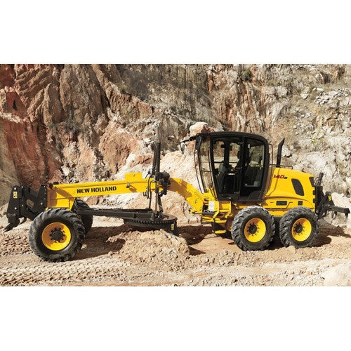 New Holland F140B VHP, F170B VHP, F200B VHP Motor Graders Pdf Repair Service Manual (p. Nb. 48050427D)