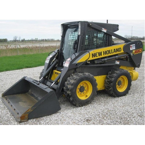 New Holland L180, L185, L190 Skid Steer Loader and C185, C190 Compact Track Loader Pdf Repair Service Manual Na (p. Nb. 87630288NA) 2