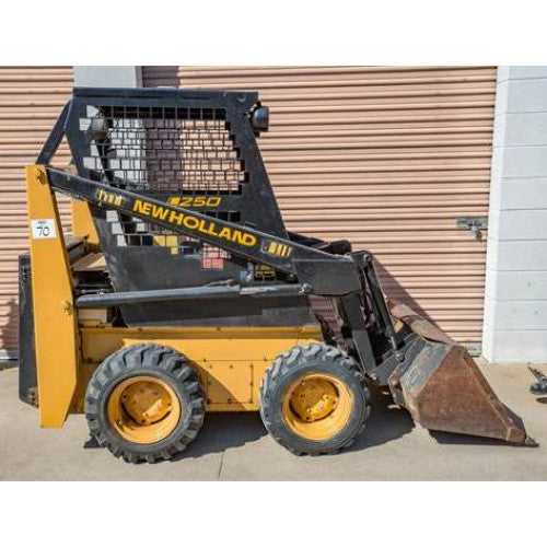 New Holland L250, L255 Skid Loader Pdf Repair Service Manual (p. Nb. 86610462)