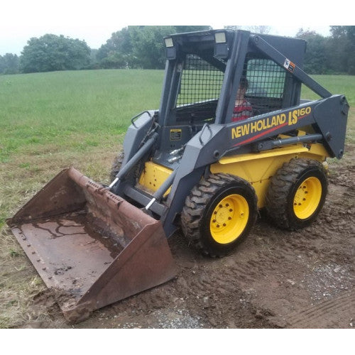 New Holland LS160, LS170 Skid Steer Loader Pdf Repair Service Manual (p. Nb. 87036983)