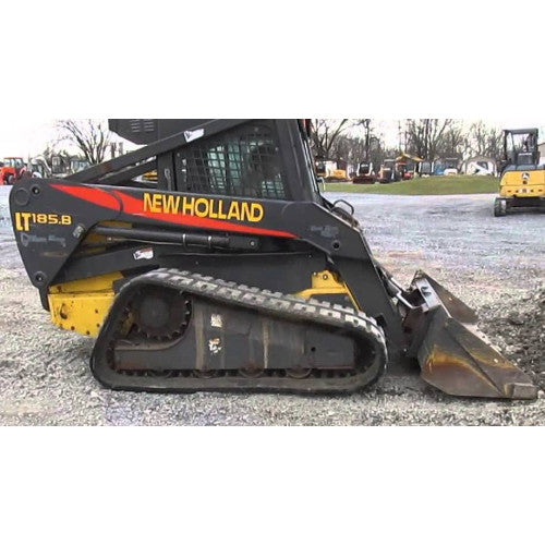 New Holland LS180.B, LS185.B, LS190.B Skid Steer Loader LT185.B, LT190.B Compact Track Loader Pdf Repair Service Manual (P. Nb. 6-80050NA)
