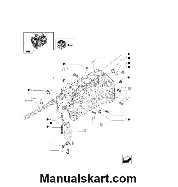 New Holland T8020 Tractor Pdf Parts Manual 2
