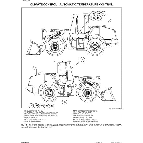 New Holland W230C Wheel Loader Pdf Repair Service Manual (p. Nb. 84414734a)