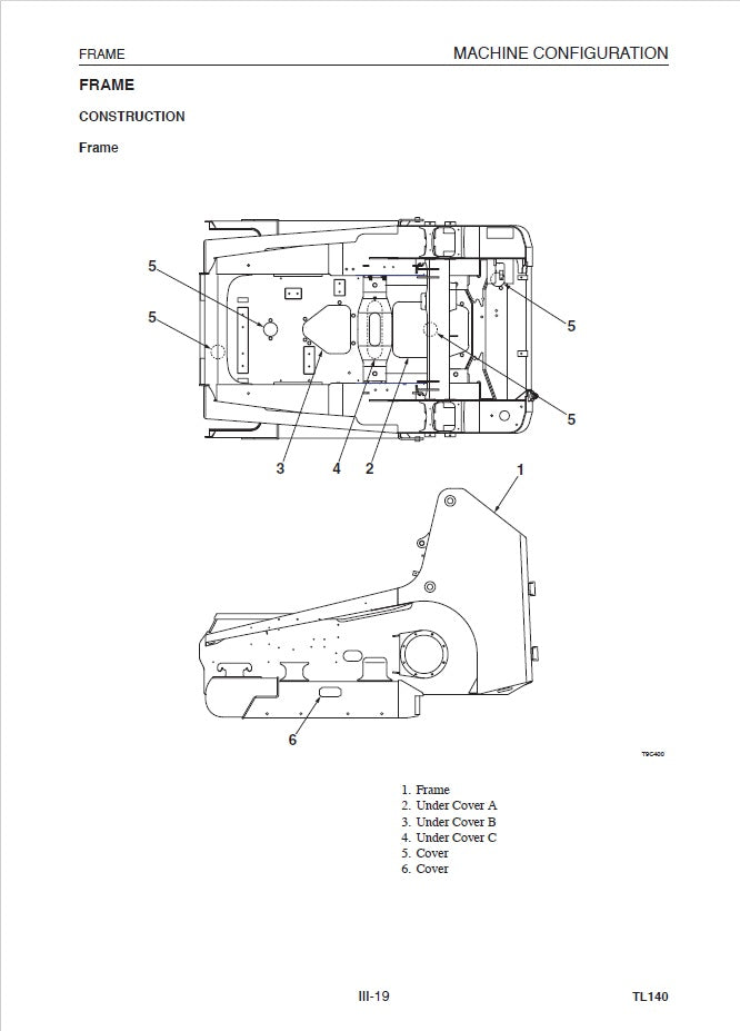 Takeuchi TL140 Loader Pdf Repair Service Manual Download