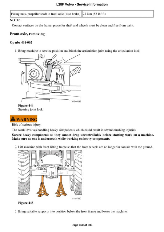 Volvo BM 4400 Wheel Loader Pdf Repair Service Manual