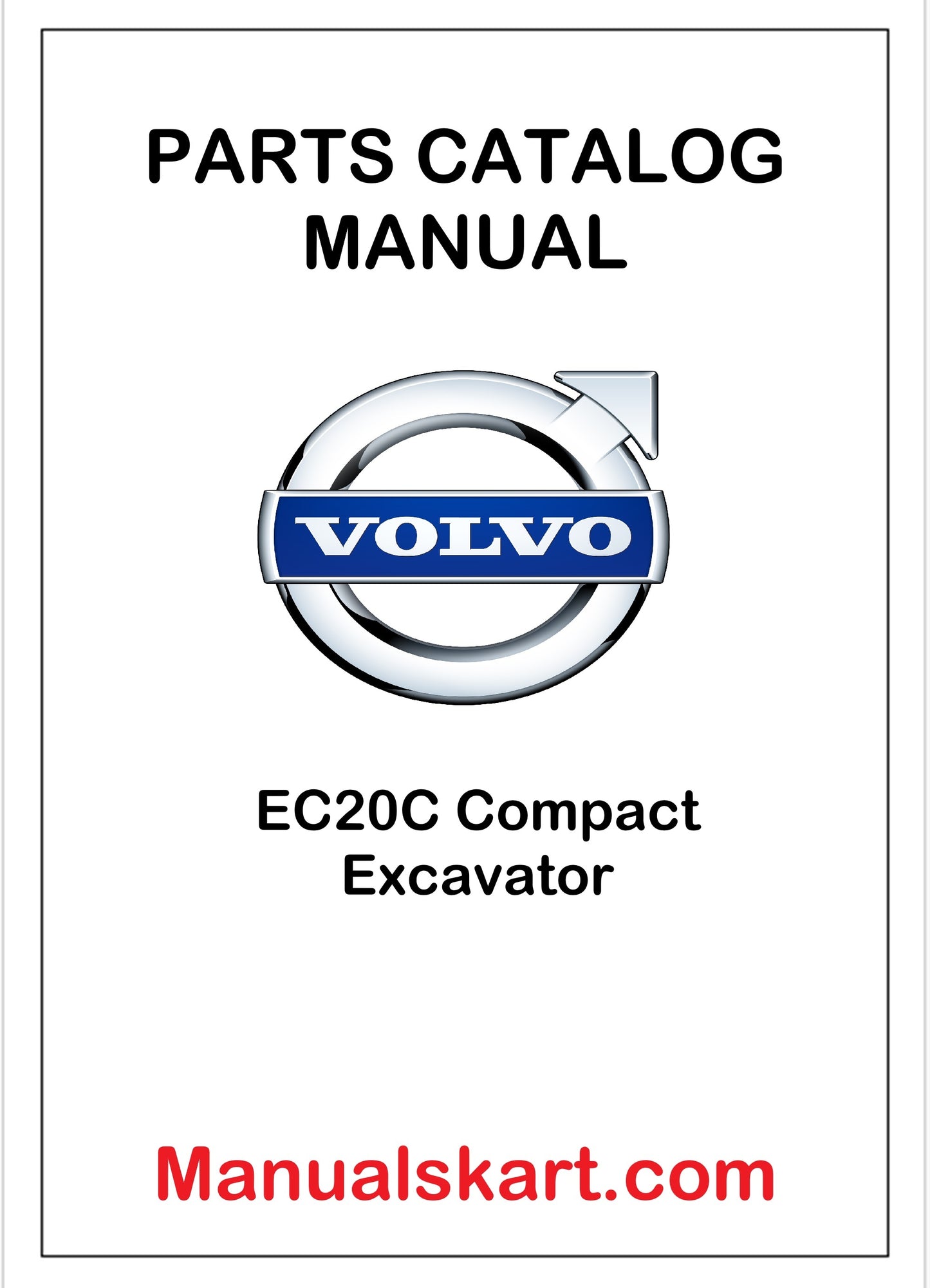 Volvo EC20C Compact Excavator Pdf Parts Catalog Manual