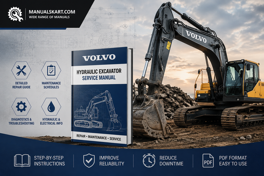 Volvo Hydraulic Excavator Service Manual: Complete Repair & Maintenance Guide