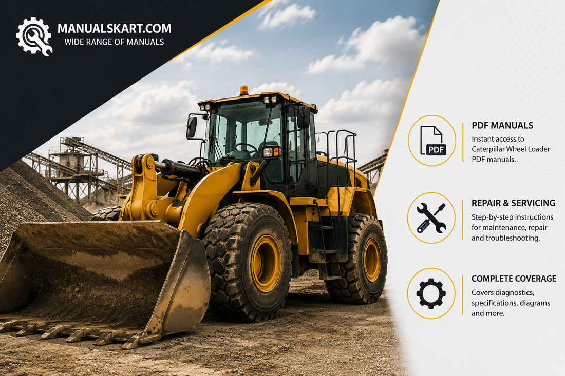 Caterpillar Wheel Loader PDF Manuals for  Repair and Servicing