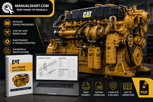 Caterpillar 3412 Engine Manual PDF: Complete Service & Repair Guide