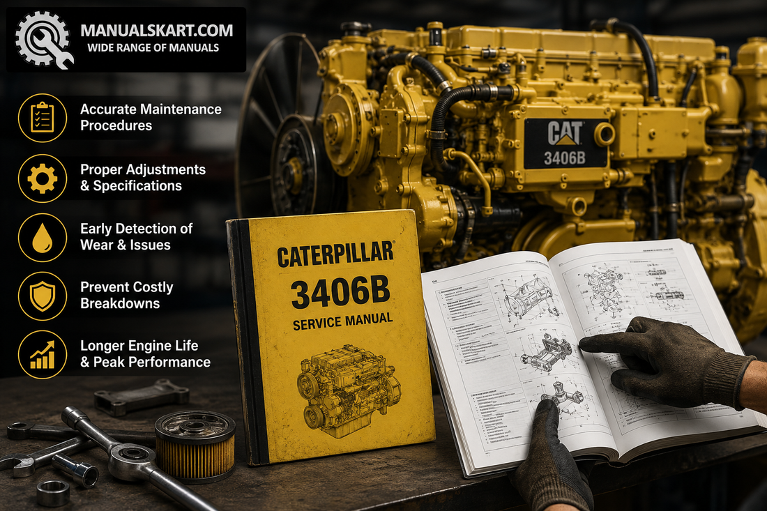How Does a Caterpillar 3406B Service Manual Help Extend Engine Life?