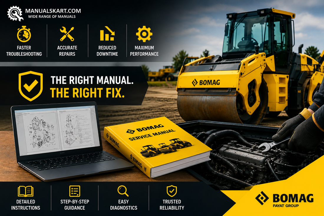 Unlock Faster Repairs and Reduced Downtime with Bomag Service Manuals