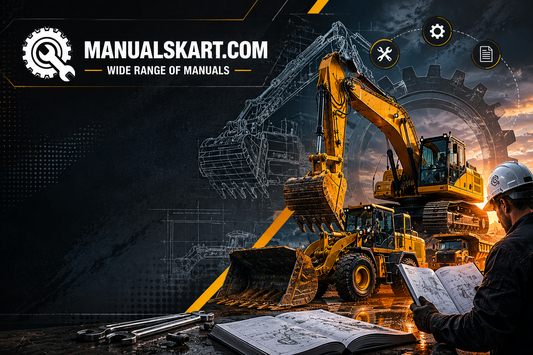 Heavy Equipment Service Manuals for Caterpillar, Komatsu & Volvo