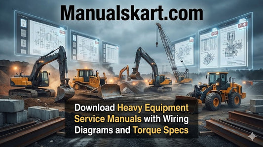 Download Heavy Equipment Service Manuals with Wiring Diagrams