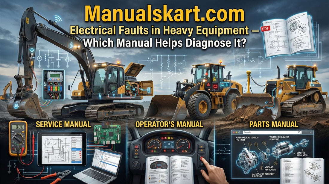 Electrical Faults in Heavy Equipment—Which Manual Helps Diagnose It?