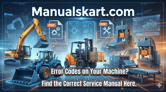 Error Codes on Your Machine? Find the Correct Service Manual Here
