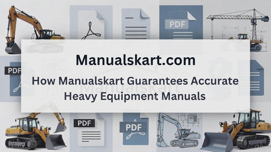 How Manualskart Guarantees Accurate Heavy Equipment Manuals