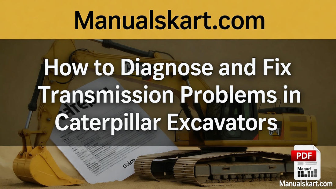 How to Diagnose and Fix Transmission Problems in Caterpillar Excavators