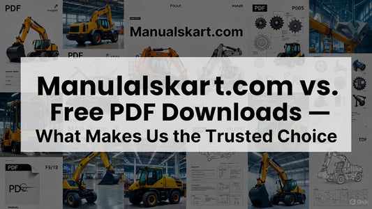 Manualskart vs. Free PDF Manuals: Trusted Heavy Equipment Repair