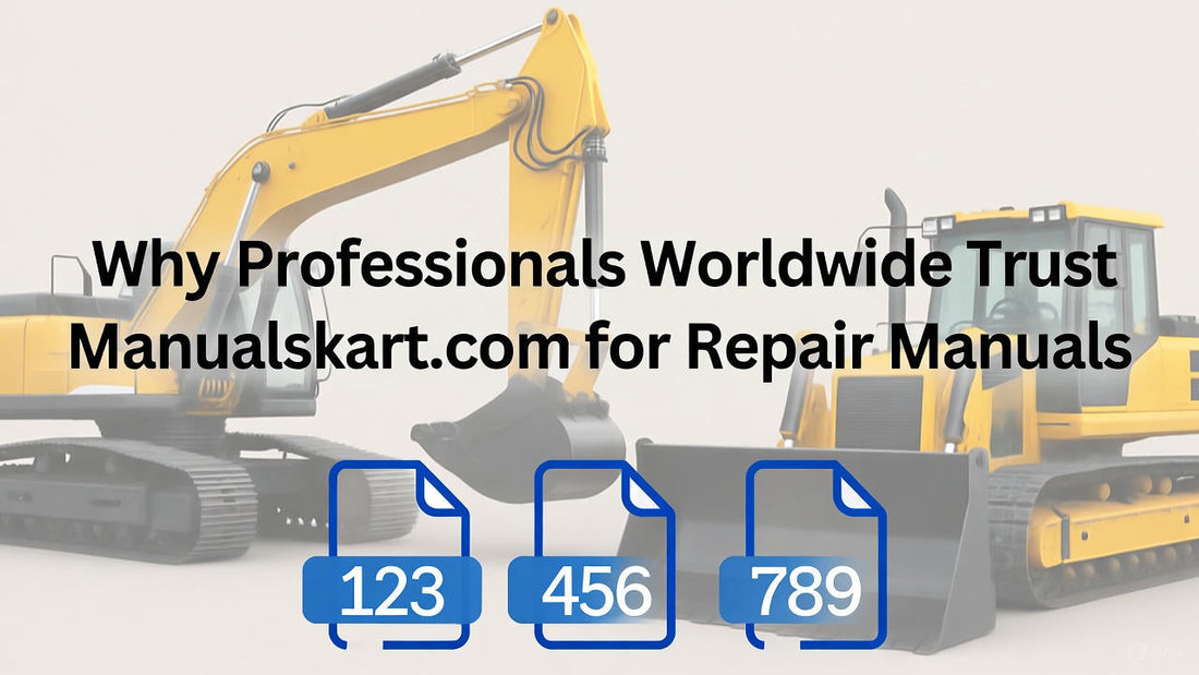 Why Professionals Worldwide Trust Manualskart.com for Repair Manuals