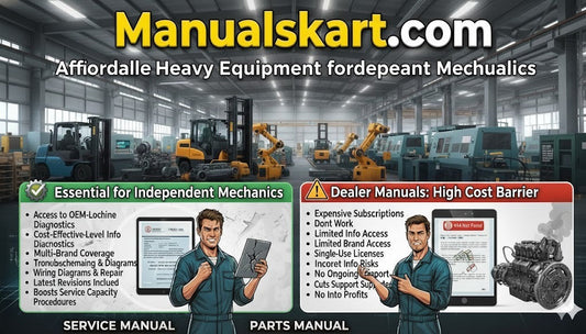 Affordable Heavy Equipment Manuals for Independent Mechanics