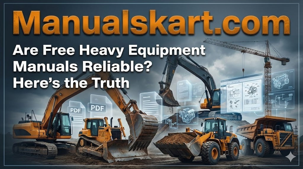 Are Free Heavy Equipment Manuals Reliable? Here’s the Truth