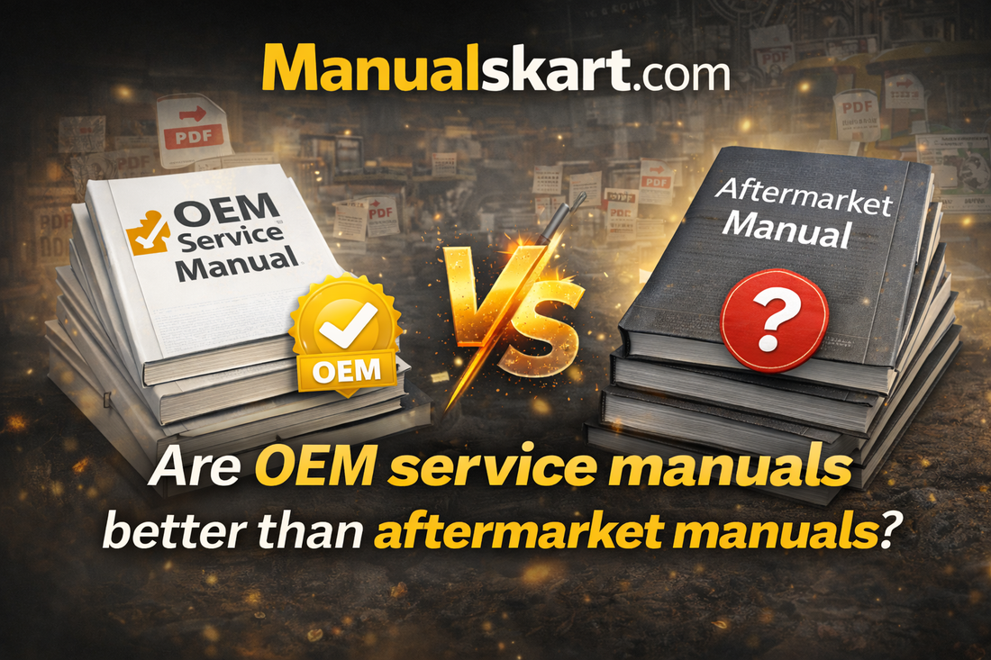 Are OEM service manuals better than aftermarket manuals?