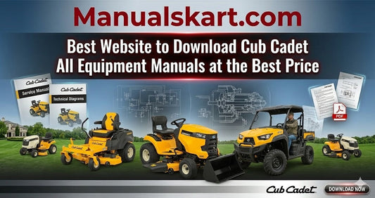 Best Website to Download Cub Cadet All Equipment Manuals at the Best Price
