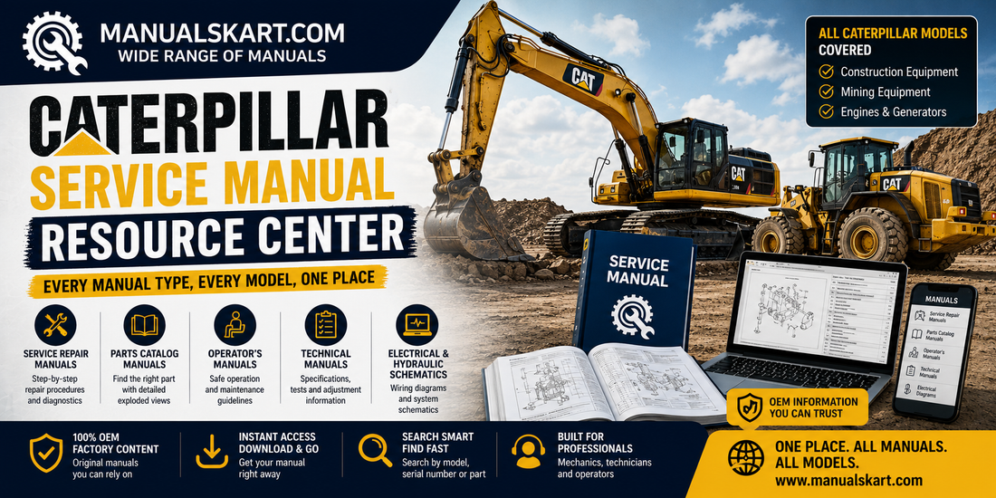 Caterpillar Service Manual Resource Center — Every Manual Type, Every Model, One Place