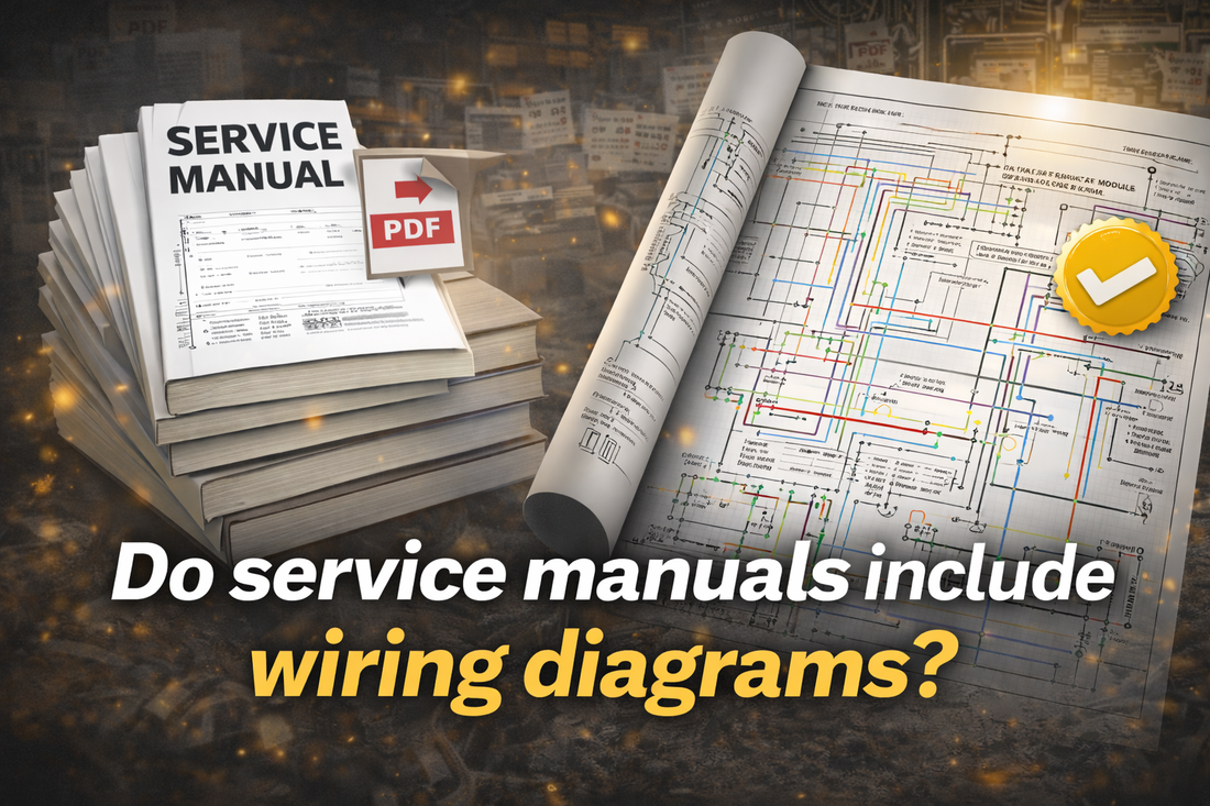 Do Heavy Equipment Service Manuals Include Wiring Diagrams?