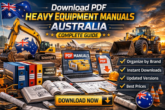 Download PDF Heavy Equipment Manuals Australia | Complete Guide