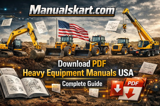 Download PDF Heavy Equipment Manuals USA | Complete Guide