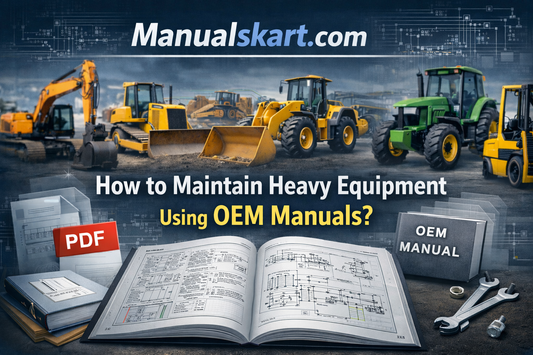 How to maintain heavy equipment using OEM manuals?