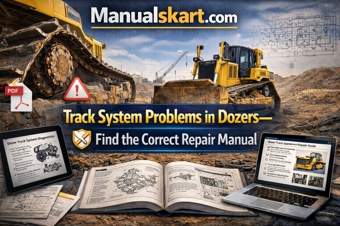 Track System Problems in Dozers—Find the Correct Repair Manual