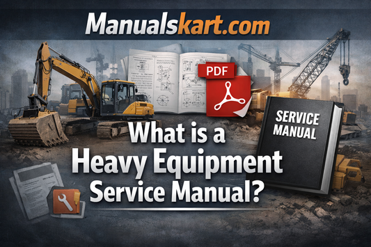 What Is a Heavy Equipment Service Manual? Full Guide 2026