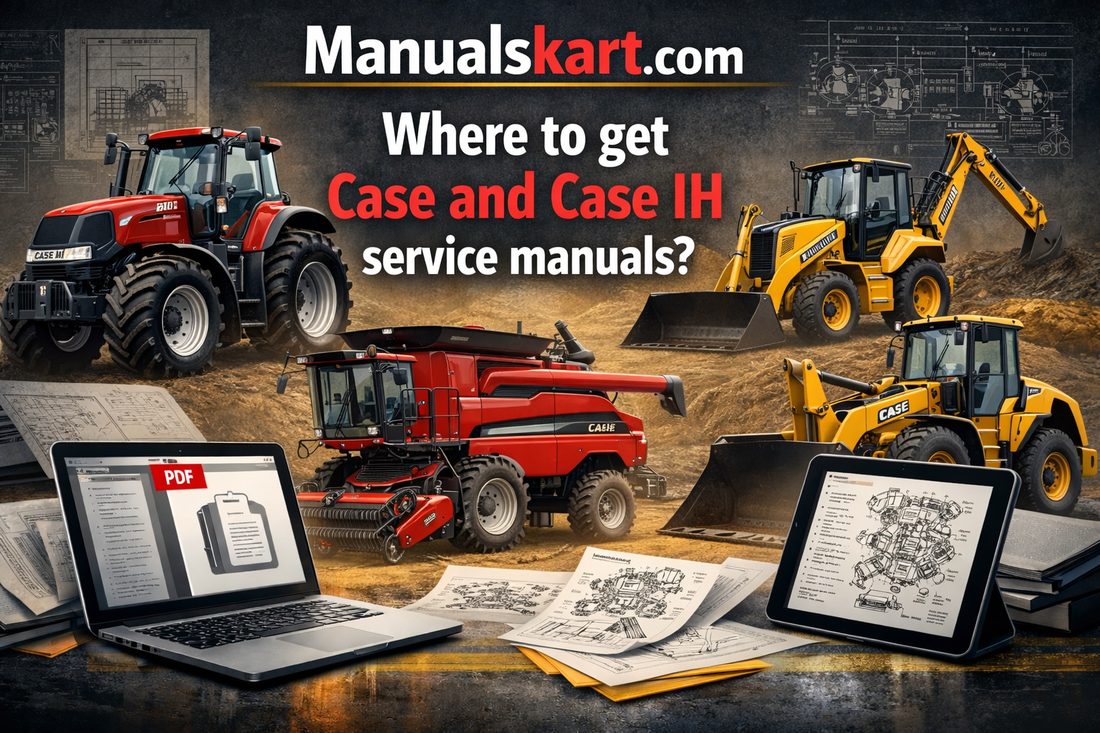 Where to get Case and Case IH service manuals?
