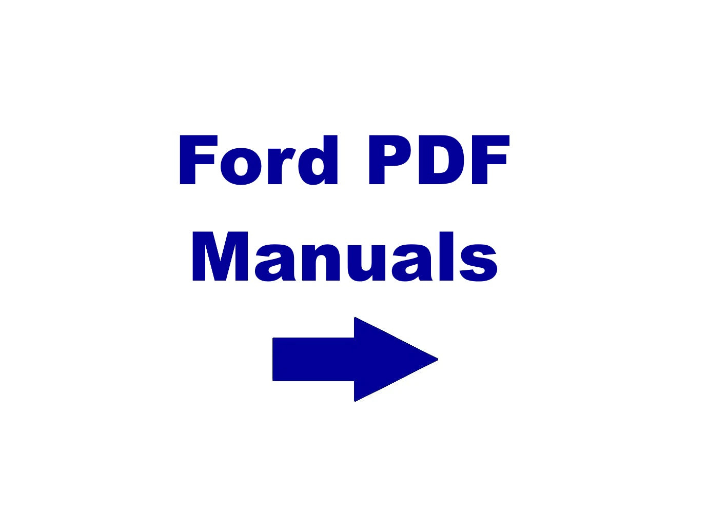 Ford All Equipment’s PDF Manuals