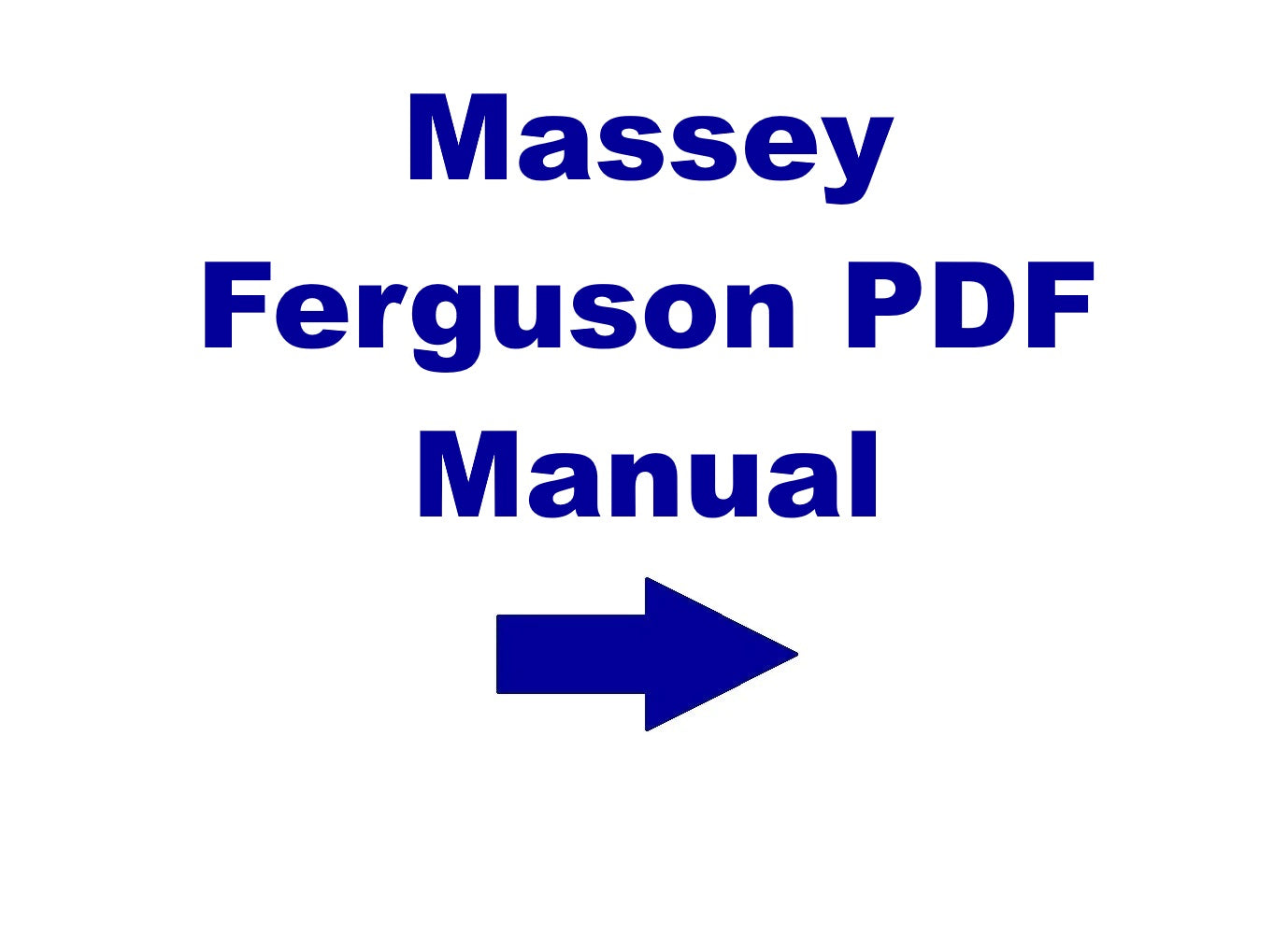 Massey Ferguson All Equipment's PDF Manual