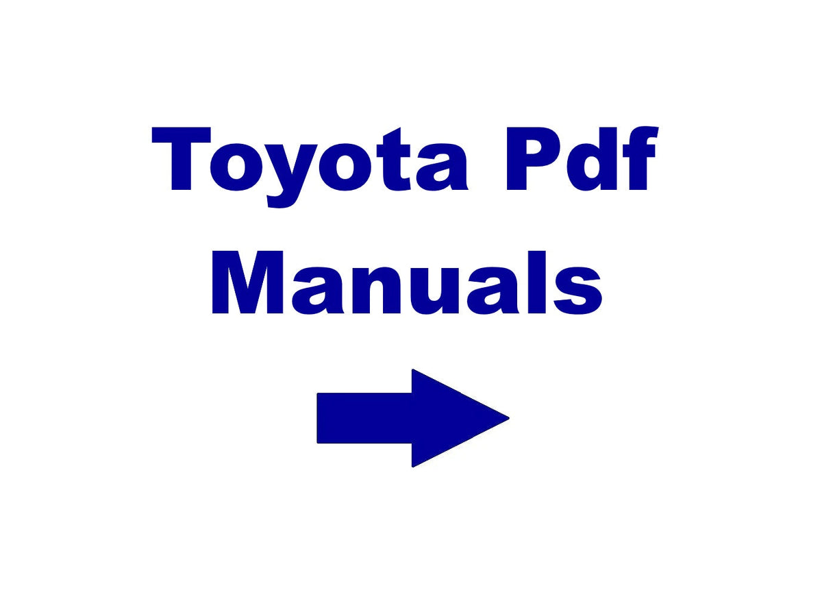 Toyota Forklift PDF Manuals Collection
